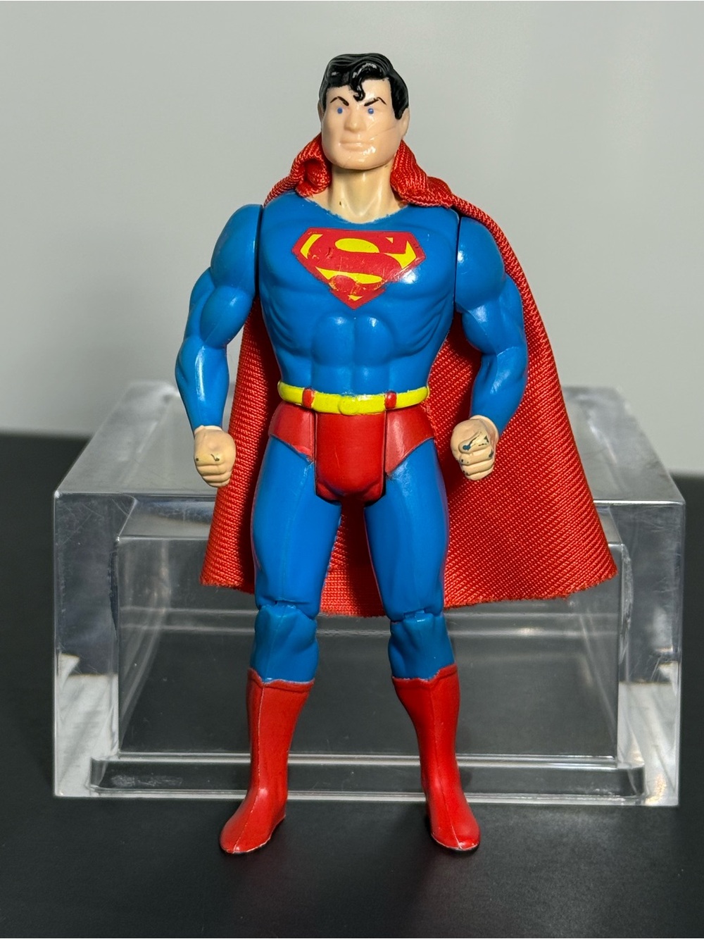 Vintage 1984 Kenner DC Super Powers Superman Action Figure Complete with Cape